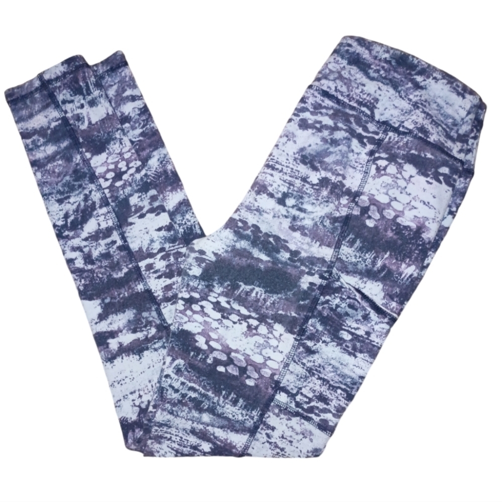 Weekends By Chico's Blue/Purple Athletic Leggings Size 0 (US S)